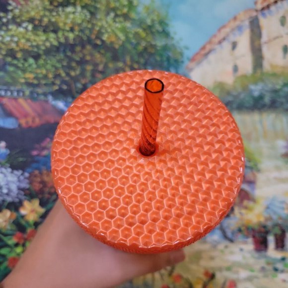 Brand New Starbucks Orange Fall Halloween Studded Bling Tumbler Venti | 24 oz | - Picture 4 of 4